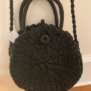 New with tags Barney’s New York black woven purse